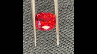 24 ct bright orange pink red spinel IMG 2968 [upl. by Palmer]