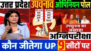 यूपी उपचुनाव चुनाव 9 सीटों का ओपिनियन पोल  जमीन स्तर पर किसका पलड़ा भारी  SP Vs BJP कड़ी टक्कर [upl. by Moser]