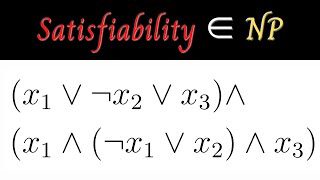 The Satisfiability Problem and SAT is in NP [upl. by Bambie]