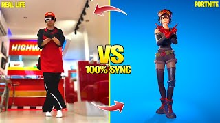 FORTNITE DANCES IN REAL LIFE Point and Strut amp Astro Slide Company Jig Smooth Slide [upl. by Lamprey]