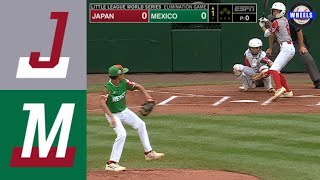 Japan vs Mexico  LLWS Elimination Game  2023 LLWS Highlights [upl. by Nnayt]