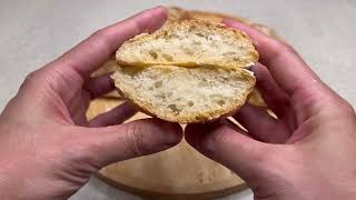 NoKnead Ciabatta Recipe Easy Italian Bread ❗️ [upl. by Anedal615]