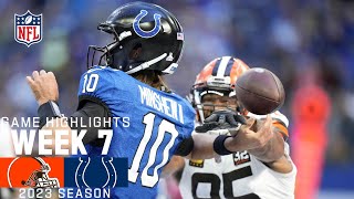 Cleveland Browns vs Indianapolis Colts  2023 Week 7 Game Highlights [upl. by Yaker]