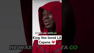 King Von really lived LA Capone and 600 🤝💔 kingvon lacapone shorts [upl. by Gredel]