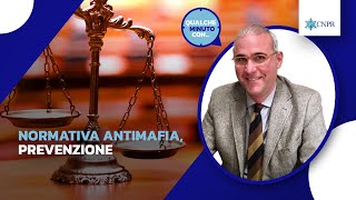 Domenico Calvelli  Normativa antimafia prevenzione [upl. by Ethelstan62]