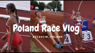 First race post Olympics  Race day in Poland  VLOG [upl. by Enelrac]