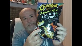 Cheetos Flaming Hot Cajun Cheddar  Snack Time [upl. by Irahcaz]