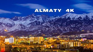 Almaty 4K  Driving Downtown  Almaty region  Kazakhstan [upl. by Evars303]