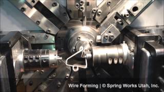 Wire Forming  Spring Works Utah [upl. by Haymo914]