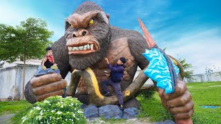 I Built a Giant King Kong Statue for My Son [upl. by Simsar351]