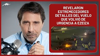 Revelaron detalles del vuelo que volvió de urgencia a Ezeiza tras escuchar ruidos en la bodega [upl. by Hanaj]