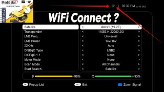 Mediastar 2727 Wifi Connect  Mediastar Forever Receiver Internet Connection  By Tech Tube [upl. by Rossing571]