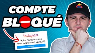 COMMENT RÉSOUDRE COMPTE TEMPORAIREMENT VEROUILLÉ SUR INSTAGRAM 2023 [upl. by Krys]