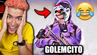 REACCIONANDO POR PRIMERA VEZ A GOLEMCITO GAMES EL YOUTUBER MAS DIVERTIDO DE FREE FIRE  TheDonato [upl. by Celisse]