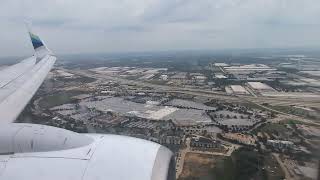 Alaska Airlines 737900ER landing at Dallas Fort Worth Intl Airport DFW  N407AS [upl. by Valdas]