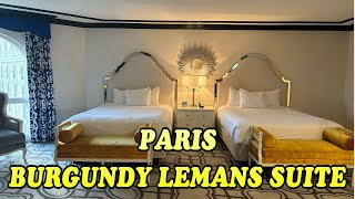 PARIS LAS VEGAS  BURGUNDY LEMANS SUITE 2 Queens [upl. by Adnofal151]