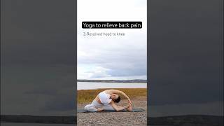 Yoga to relieve back pain [upl. by Irahcaz]