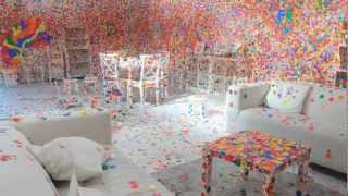 Yayoi Kusamas Obliteration Room  TateShots [upl. by Niran]