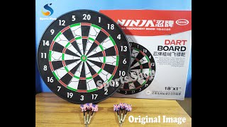 High quality professional 18 inch dart board NINJA [upl. by Delilah645]