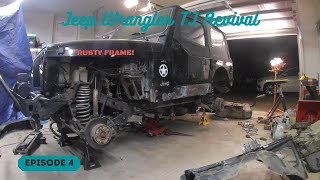 Jeep Wrangler TJ Revival Ep 4 Frame Patch [upl. by Blood722]