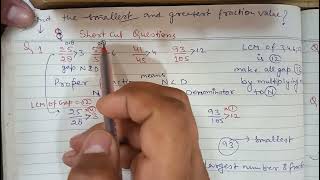 fraction numerator denominator maths ssc bank railway police ias exams [upl. by Nesnah]