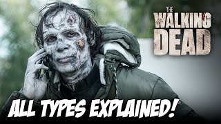 ALL TYPES of ZOMBIES in The Walking Dead EXPLAINED [upl. by Nauqed]