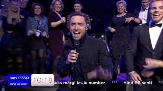 MÅNS ZELMERLÖW – “Heroes  Glorious”  EESTI LAUL 2017 FINAAL [upl. by Needan455]