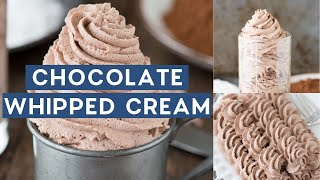 Chocolate Whipped Cream [upl. by Ecertal]