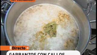 Receta de Garbanzos con callos ED [upl. by Nnylaehs181]