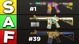 Ranking Every M4A4 SKIN in CSGO [upl. by Eimmat]