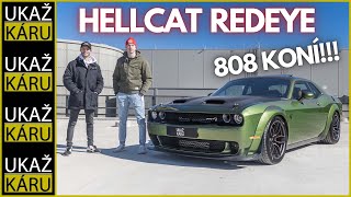 4K  KVÍLEJÍCÍ MASAKR  CHALLENGER HELLCAT REDEYE  oldamatejka [upl. by Tullusus]