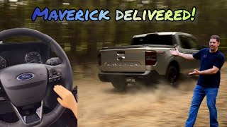 New Ford Maverick delivery Unwrapping the new truck ASMR [upl. by Onivag997]