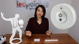 Sincronizzazione Telecomando Tondo con Dimmer per Strisce Led  LedPoint [upl. by Enneirdna]