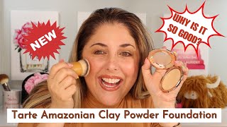 NEW Tarte Amazonian Clay Powder Foundation [upl. by Elyac]