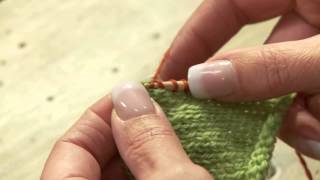 Entrelac Knitting Reversible Pick Up with Gwen Bortner [upl. by Oiretule]