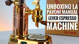 Unboxing the La Pavoni PB16 Professional Manual Lever Espresso Machine [upl. by Philps]