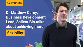 Dr Matthew Carey Business Development Lead Salient Bio talks about achieving more flexibility [upl. by Leseil]