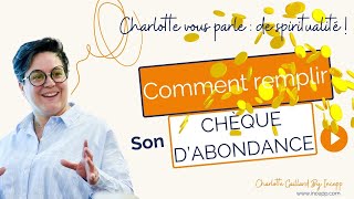 Comment remplir son chèque dAbondance pour la Nouvelle Lune [upl. by Sumetra]