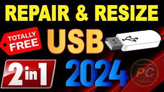 How to Increase USB Size Easily  How to expand USB Storage  How to Resize USB  How To Fix USB [upl. by Namqul]