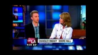 Deidre Hall and Chandler Massey on Good Day LA [upl. by Marjie997]