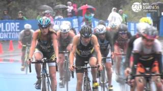 2015 ITU World Triathlon Edmonton｜Elite Women [upl. by Nwahsar]