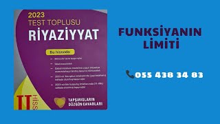 funksiyanın limiti yeni test toplusu [upl. by Kassey]