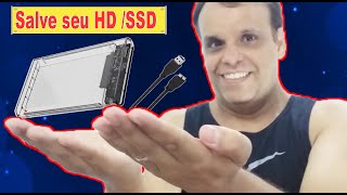 Case Para Hd Externo Transparente Notebook Sata 2 5 Usb 30  Case Hd Ssd Sata Slim Xbox Ps3 Ps4 [upl. by Sergio]