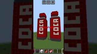 Cool coca cola Minecraft build [upl. by Afaw916]