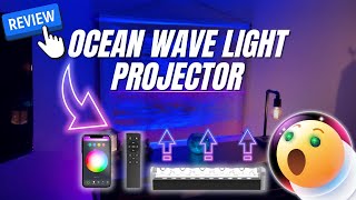 Review and Demo of Smart Ocean Wave Light Projector [upl. by Kinnie]