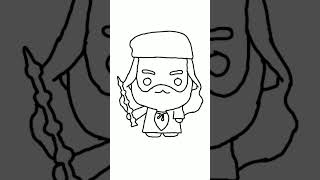 How To Draw Albus Dumbledore  Harry Potter harrypotter dumbledore [upl. by Enaej]