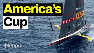 Come fanno Luna Rossa e le barche dell’America’s Cup a volare La tecnologia dei foil negli AC75 [upl. by Shulins]