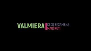 VALMIERA  CSDD eksāmena maršruti [upl. by Truk]