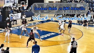 UNC Asheville vs Gardner Webb 22424 in Asheville NC Big South basketball asheville [upl. by Cari]