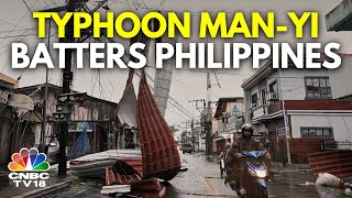 Typhoon Manyi Strikes Northern Philippines 8 Dead US Pledges 1 Million Aid  N18G [upl. by Rouvin452]